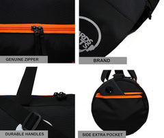 Emmcraz Beard Beats Duffle Bag Combo (4-in-1 includes Shaker, Gym Gloves, and Wristband)